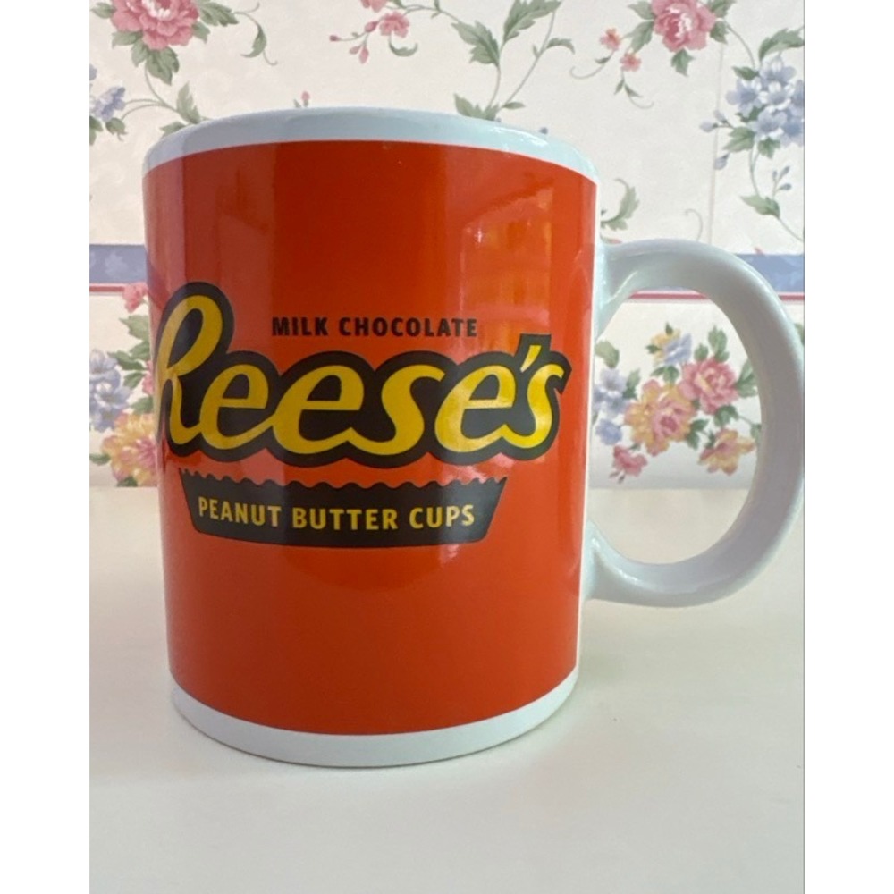 Galerie Reese's Peanut Butter Cups Orange Ceramic Coffee Mug